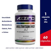Azzirio multivitamínico az suplemento com 60 cápsulas