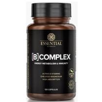 B Complex Essential Nutrition - 120 Capsulas Sem Sabor B Complex Essential Nutrition - 120 Capsulas Sem Sabor