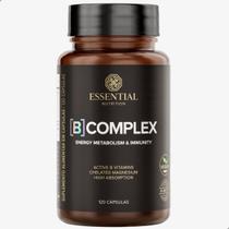 B Complex + Magnésio Vitaminas 120 Capsulas Essential