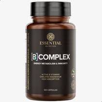 B Complex + Magnésio Vitaminas 120 Capsulas Essential B Complex + Magnésio Vitaminas 120 Capsulas Essential