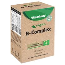 B-Complex Vitamina Complexo B Vegan 60 Cápsulas Vitaminlife