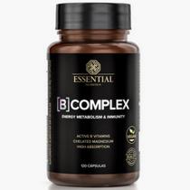 B Complex Vitaminas do Complexo B + Magnésio - 120 Caps - Essential Nutrition B Complex Vitaminas do Complexo B + Magnésio - 120 Caps - Essential Nutrition