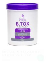 B Tox Capilar Matizador Nicky Cosméticos 1lt + Brinde