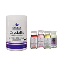 B.Tox Crystallis Blond 1Kg + Cronograma 4 Ampolas Dyusar B.Tox Crystallis Blond 1Kg + Cronograma 4 Ampolas Dyusar
