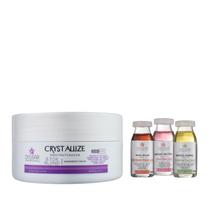 B.Tox Crystallis Blond 300g + Cronograma 3 Ampolas Dyusar B.Tox Crystallis Blond 300g + Cronograma 3 Ampolas Dyusar