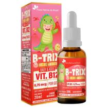 B-trix Vitamina B12 20ml Sabor Morango - Flora Nativa do Brasil