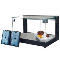 B-VF47 - Vitrine fria Beta 47cm Preta com 8 Gelo-X - Bivolt - Omega