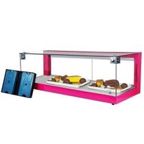 B-VF92 - Vitrine fria Beta 92cm Rosa com 20 Gelo-X - Bivolt - Omega