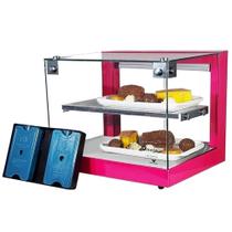 B-VFD47 - Vitrine fria Beta 47cm Dupla Rosa com 8 Gelo-X - Bivolt - Omega