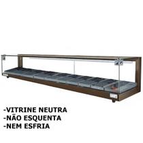 B-VN150 - Vitrine Neutra Beta 1,50m Café - Bivolt - Omega