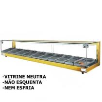 B-VN150 - Vitrine Neutra Beta 1,50m Dourada - Bivolt - Omega