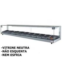 B-VN150 - Vitrine Neutra Beta 1,50m Prata - Bivolt - Omega