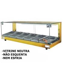 B-VN92 - Vitrine Neutra Beta 92cm Dourada - Bivolt - Omega B-VN92 - Vitrine Neutra Beta 92cm Dourada - Bivolt - Omega