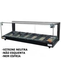 B-VN92 - Vitrine Neutra Beta 92cm Preta - Bivolt - Omega B-VN92 - Vitrine Neutra Beta 92cm Preta - Bivolt - Omega