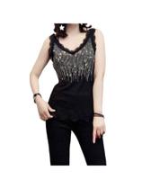 B0701-Blusa Bordado Bojo Pedraria Renda Festa Balada Elegante 499q B0701-Blusa Bordado Bojo Pedraria Renda Festa Balada Elegante 499q