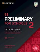 B1 preliminary for schools 2 students book with answers with audio with resource bank - CAMBRIDGE UNIVERSITY