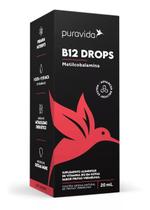 B12 Drops Metilcobalamina Em Gotas Puravida 20ml