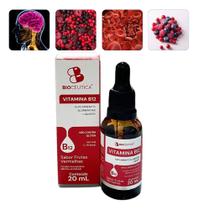 B12 em gotas Frutas Vermelhas Suplemento 20ml Biocêutica - BIOCEUTICA