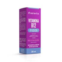 B12 Vitamina Metilcobalamina em gotas Sanavita 20ml