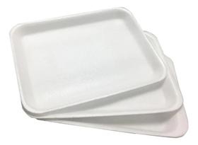 B3 Bandeja de Isopor Rasa Branca com 400 unidades B3 Bandeja de Isopor Rasa Branca com 400 unidades