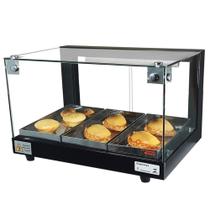 B3 - Estufa Beta para salgados 3 bandejas Preto - 220V - Omega B3 - Estufa Beta para salgados 3 bandejas Preto - 220V - Omega