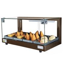 B4 - Estufa Beta para salgados 4 bandejas Café - 220V - Omega B4 - Estufa Beta para salgados 4 bandejas Café - 220V - Omega