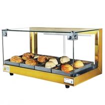 B4 - Estufa Beta para salgados 4 bandejas Dourada - 220V - Omega B4 - Estufa Beta para salgados 4 bandejas Dourada - 220V - Omega