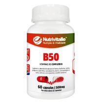 B50 Vitaminas Do Complexo B 500Mg 60 Capsulas Nutrivitalle