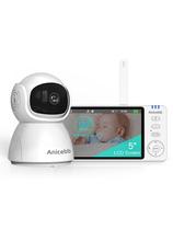 Babá Eletrônica Anicebb com Câmera HD de 5" sem WiFi, alcance de 300 m Babá Eletrônica Anicebb com Câmera HD de 5" sem WiFi, alcance de 300 m