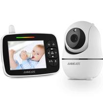 Babá Eletrônica ANMEATE com Tela LCD de 3,5" e Câmera PTZ, Alcance de 292 m