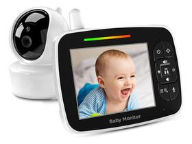 Babá Eletrônica Baby Monitor Tela 3.5 Câmera Sem Fio 2.4ghz