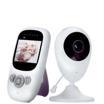 Babá Eletrônica Câmera Sem Fio Visão Noturna Lcd Digital 2.4