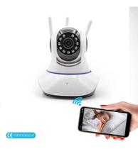 Babá Eletrônica Câmera Sem Fio Wifi Visão Noturna Microfone - BABY CAM