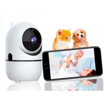 Babá Eletrônica Câmera Wifi IP Visão Noturna Microfone Bebe Pet segurança - Bivolt Babá Eletrônica Câmera Wifi IP Visão Noturna Microfone Bebe Pet segurança - Bivolt