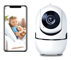 Babá Eletrônica Câmera Wifi S/ Fio C/ Microfone E Vídeo