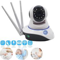 Babá Eletrônica Câmera Wifi Sem Fio Visão Noturna Microfone