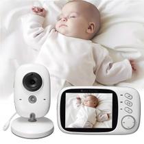 Baba Eletrônica Com Monitor Visão Noturna, Câmera c/ Audio Sensor de Temperatura ALEX