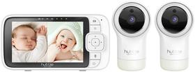 "Babá Eletrônica Hubble Nursery Pal Glow+ Twin HCSNPGLX2 - Tela 5.0'' Wi-Fi - Monitoramento Duplo"