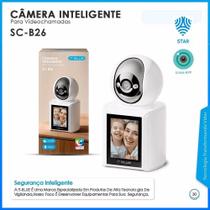 Babá Eletrônica Inteligente 360 Câmera Wifi com Monitor Portátil