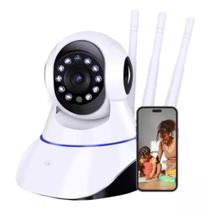 Baba Eletrônica Microfone Câmera Visão Noturna Wifi Sem Fio