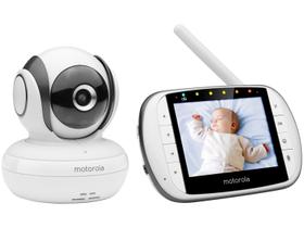 Babá Eletrônica Motorola MBP36S Tela 3,5” Monitoramento da Temperatura Ambiente Rotaçã