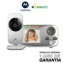 Babá Eletrônica Motorola VM 482 Connect, Tela 2.4” - Branco