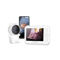 Babá Eletrônica Peek-a-Boo Dual Multkids Baby Branco 110V