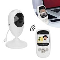 Babá Eletrônica Sem Fio Vídeo Voz Monitor Visão Noturna Câmera - GrupoShopMix