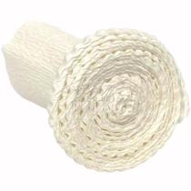 Babado de Papel Crepom 10 cm de Largura e 120 cm de Comprimento na Cor Branca Babado de Papel Crepom 10 cm de Largura e 120 cm de Comprimento na Cor Branca