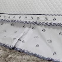 Babado/Saia Bicama 200 Fios Passarinhos - Marken Fassi Baby Babado/Saia Bicama 200 Fios Passarinhos - Marken Fassi Baby