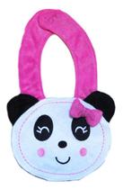 Babador Atoalhado Impermeável Bebês Panda
