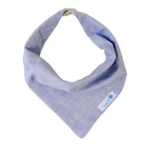 Babador bandana azul jeans liso