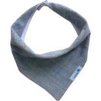 Babador bandana azul mescla