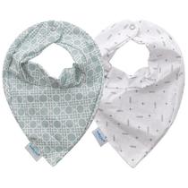 Babador Bandana Baby Joy Clássicos Verde - 2 Unidades Babador Bandana Baby Joy Clássicos Verde - 2 Unidades